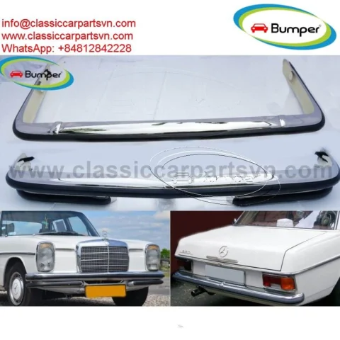 Mercedes W114 W115 coupe (1968-1976) full set bumpers model 250c 280c 3